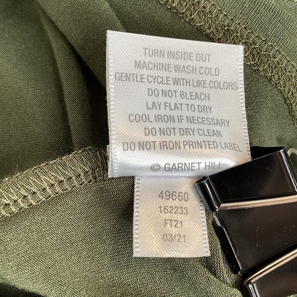 NWT Garnet Hill Luna-Lace Inset Sheath Dress XS Green Stretch Pockets Zip Accent - Picture 9 of 16